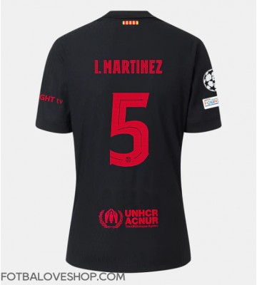 Barcelona Inigo Martinez #5 Venkovní Dres 2024-25 Krátký Rukáv
